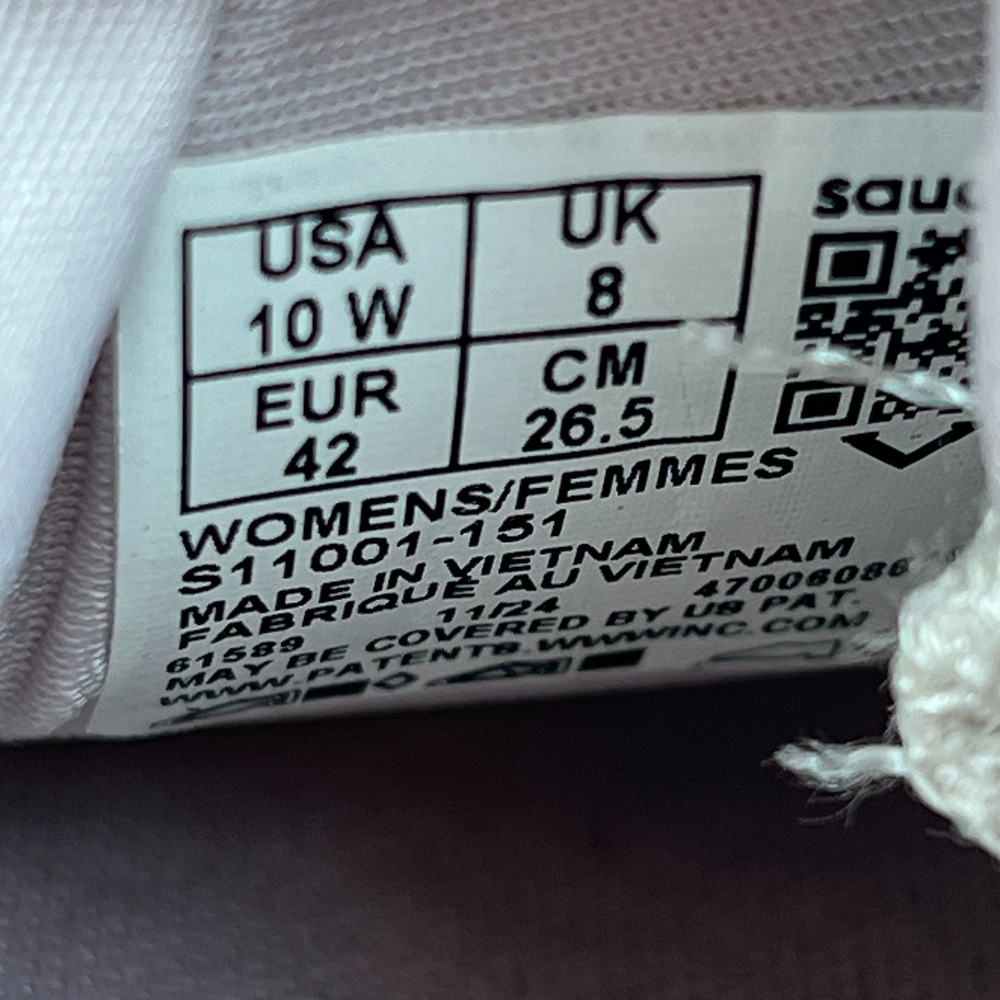 Saucony Ride 18 Womens Size 10 W WIDE Moon Woodrose Running Shoes S11001-151 - Picture 12 of 12